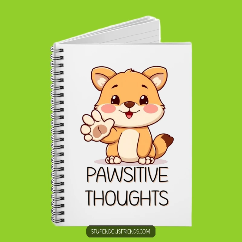Funny Welcoming Paw Notebook: Jot Down Ideas With This Hilarious Animal's Funny Journal