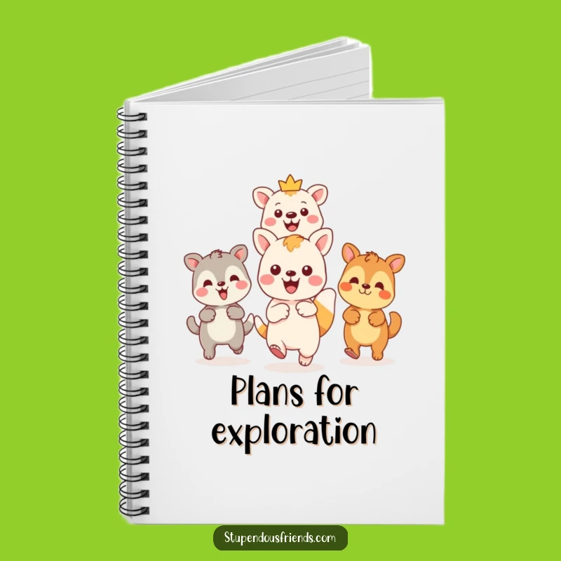 Funny Kawaii Adventure Leader Notebook: Lined Pages for Hilarious Journey Notes Gift