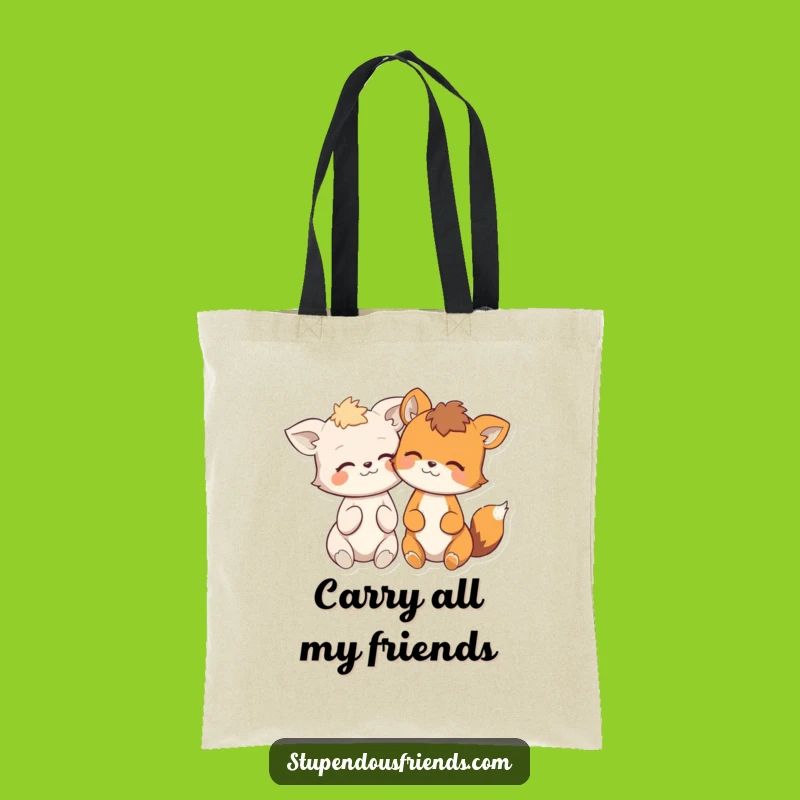 Funny Giggling Animals Tote Bag - Carry Your Laughs Everywhere!