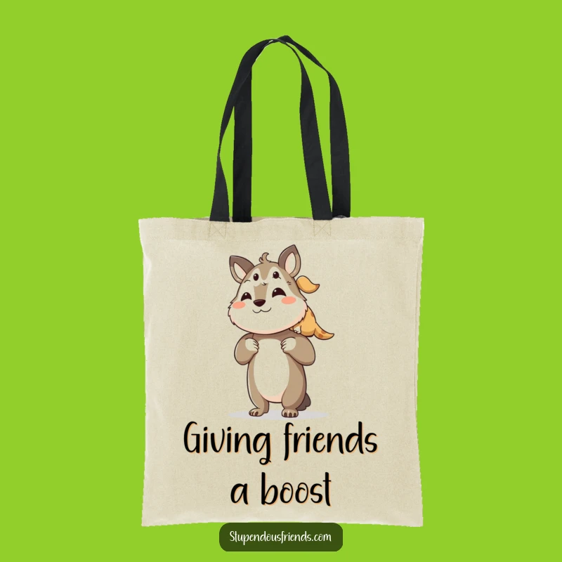 Funny Tote Bag: Friendship Support - Your Perfect Funny Gift Idea