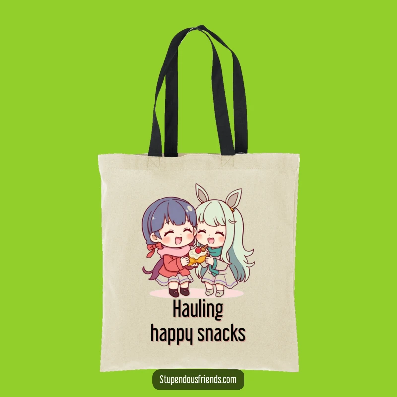 Funny Treat Sharing Tote Bag - Carry Your Essentials with Delicious Humor